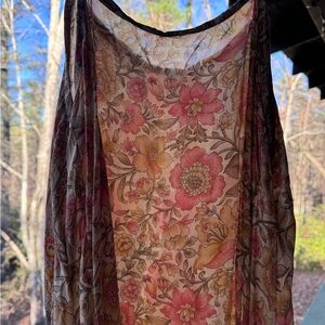 silk floral dress